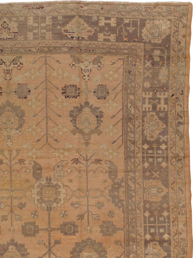 Antique Turkish Oushak Carpet, No.16804 - Gsblank