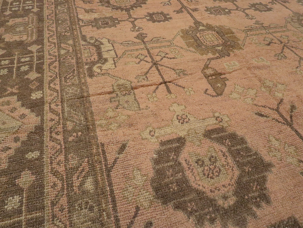 Antique Turkish Oushak Carpet, No.16804 - Gsblank