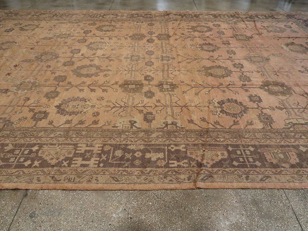 Antique Turkish Oushak Carpet, No.16804 - Gsblank