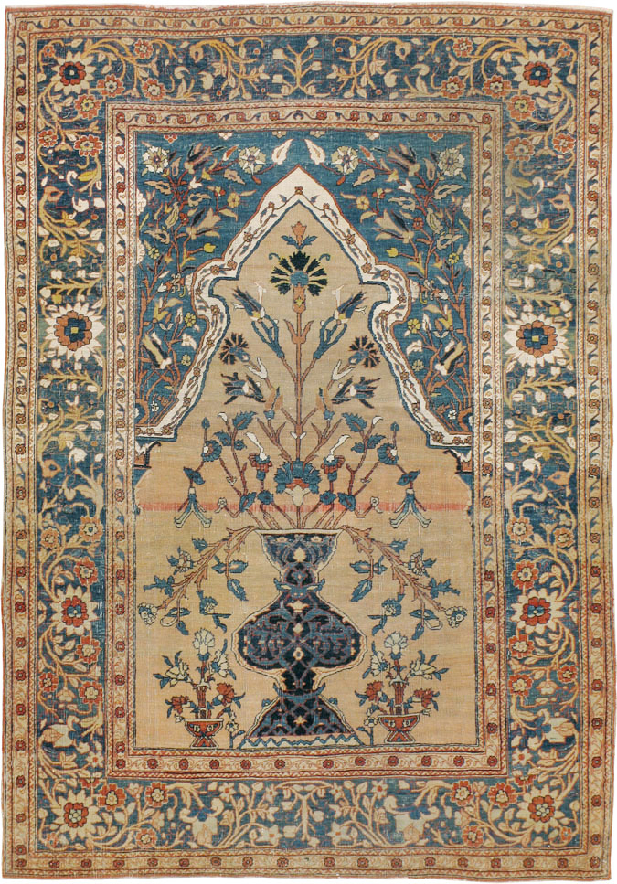 Antique Persian Tabriz Hagi Jalili Rug, No.16811 - Gsblank