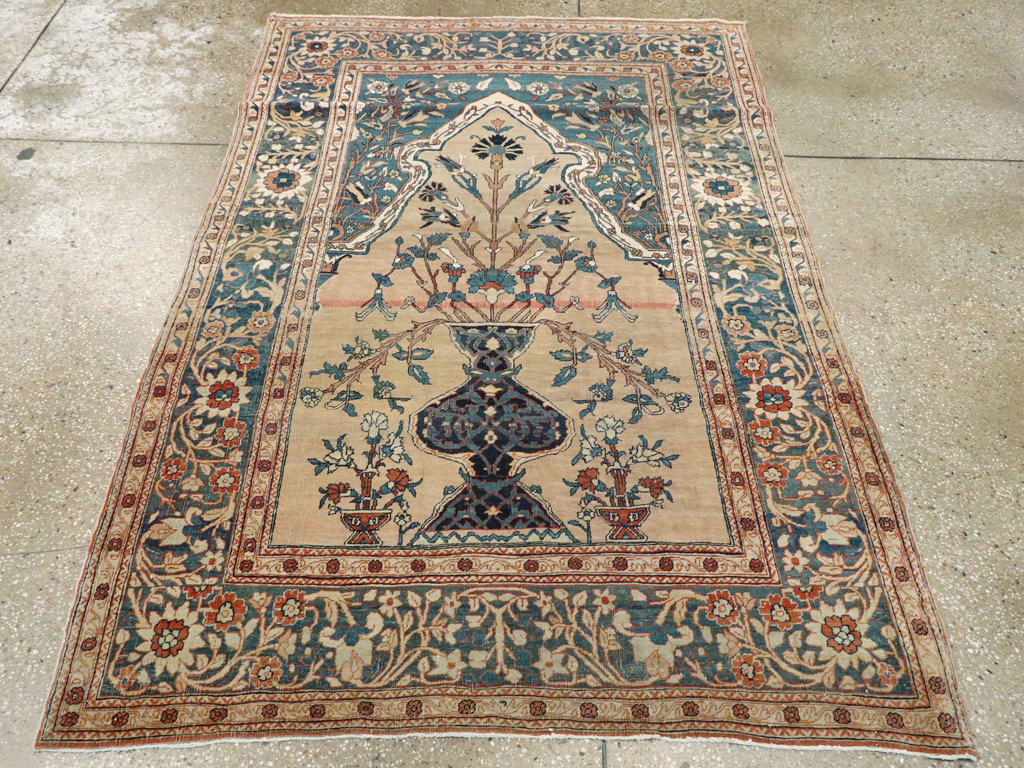 Antique Persian Tabriz Hagi Jalili Rug, No.16811 - Gsblank
