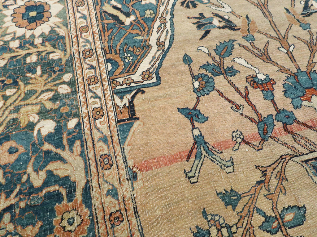 Antique Persian Tabriz Hagi Jalili Rug, No.16811 - Gsblank