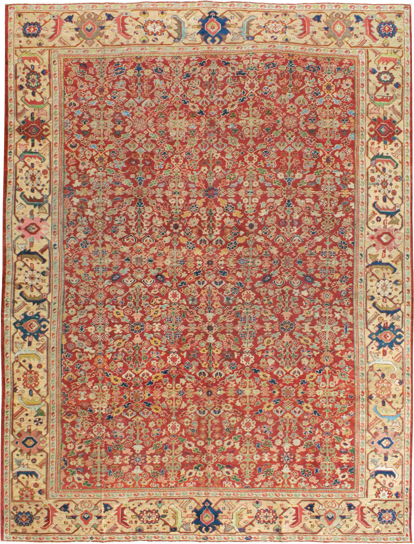 Antique Persian Mahal Carpet, No.16823 - Gsblank