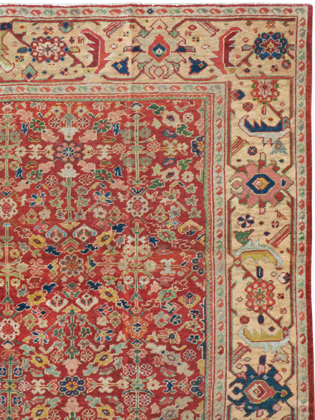 Antique Persian Mahal Carpet, No.16823 - Gsblank