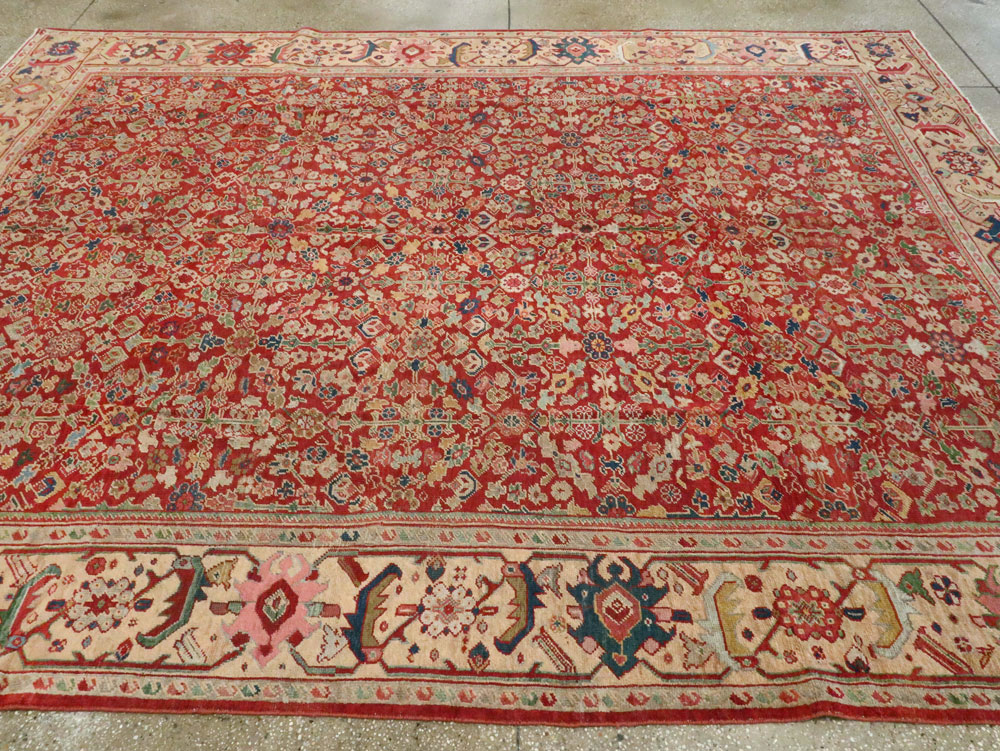 Antique Persian Mahal Carpet, No.16823 - Gsblank