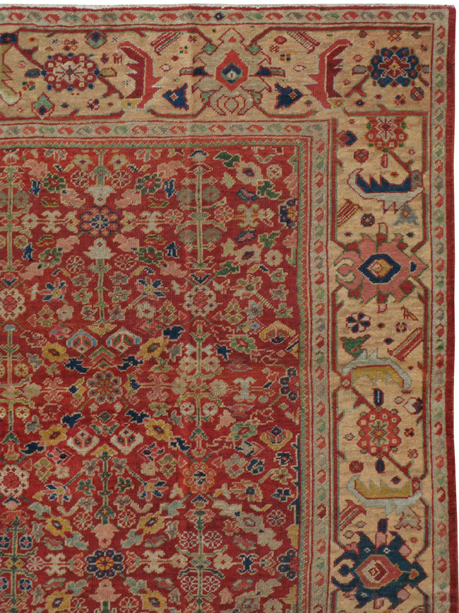 Antique Persian Mahal Carpet, No.16823 - Gsblank