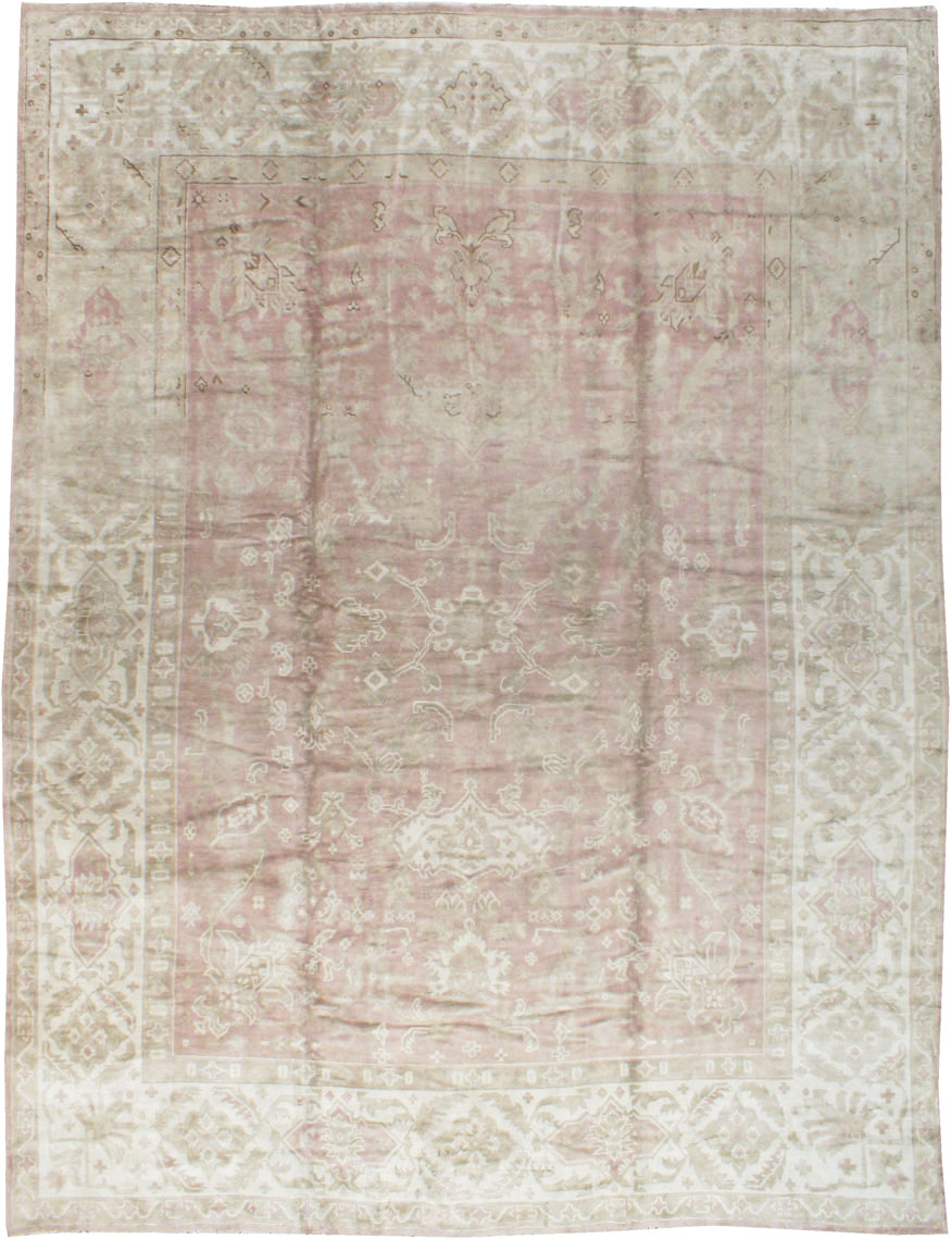 Antique European Oushak Carpet, No.16839 - Gsblank