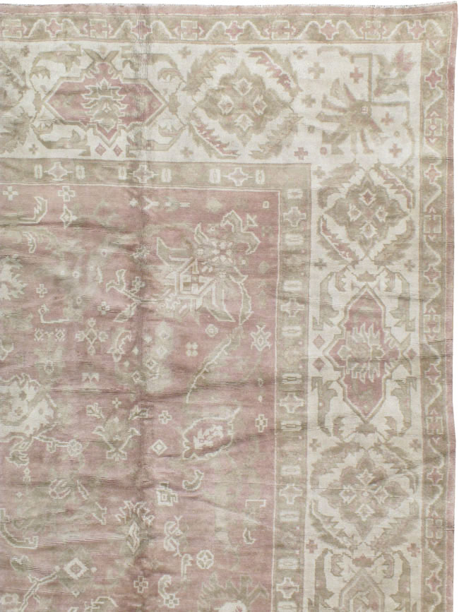 Antique European Oushak Carpet, No.16839 - Gsblank