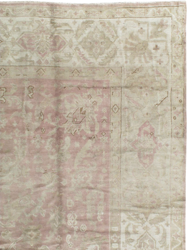 Antique European Oushak Carpet, No.16839 - Gsblank