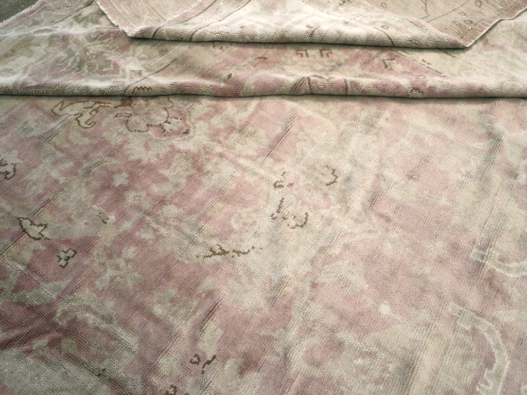 Antique European Oushak Carpet, No.16839 - Gsblank