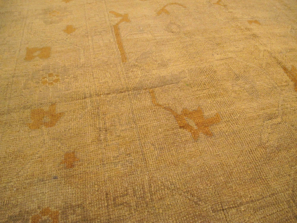 Antique Turkish Oushak Square Carpet, No.16840 - Gsblank