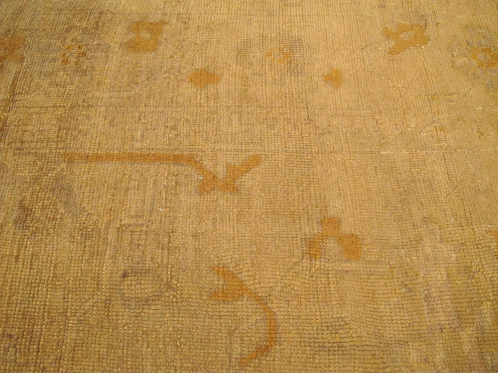 Antique Turkish Oushak Square Carpet, No.16840 - Gsblank