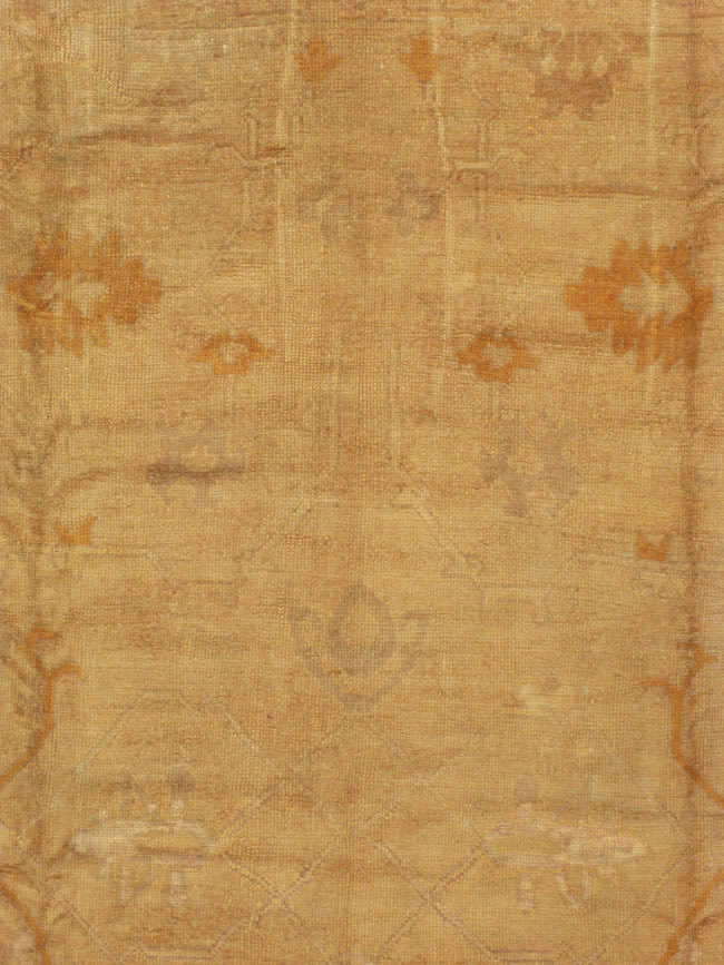 Antique Turkish Oushak Square Carpet, No.16840 - Gsblank
