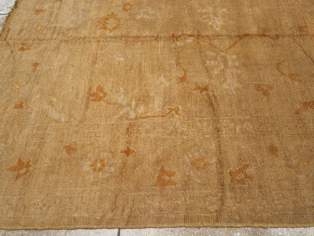Antique Turkish Oushak Square Carpet, No.16840 - Gsblank