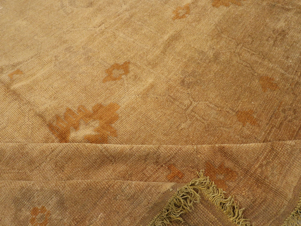 Antique Turkish Oushak Square Carpet, No.16840 - Gsblank