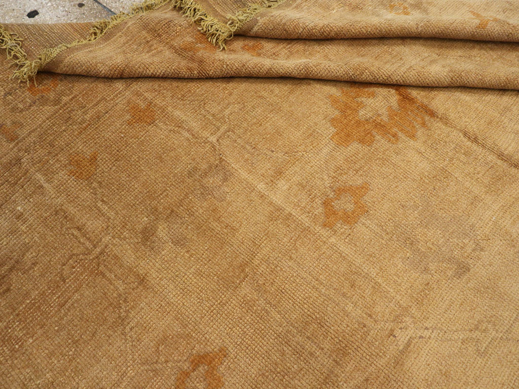 Antique Turkish Oushak Square Carpet, No.16840 - Gsblank