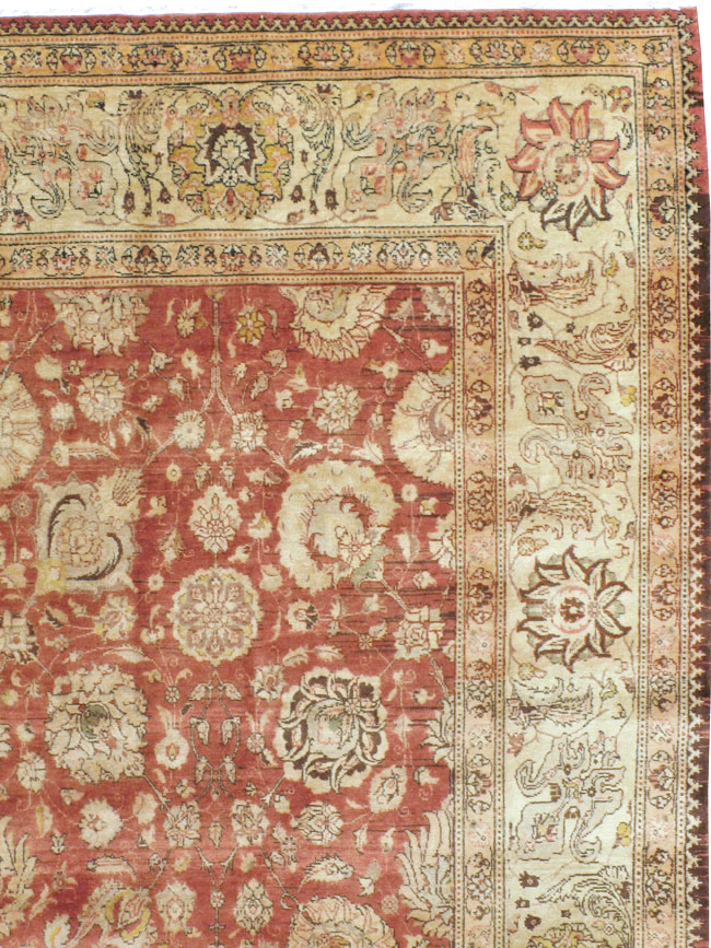Antique Persian Tabriz Carpet, No.16842 - Gsblank