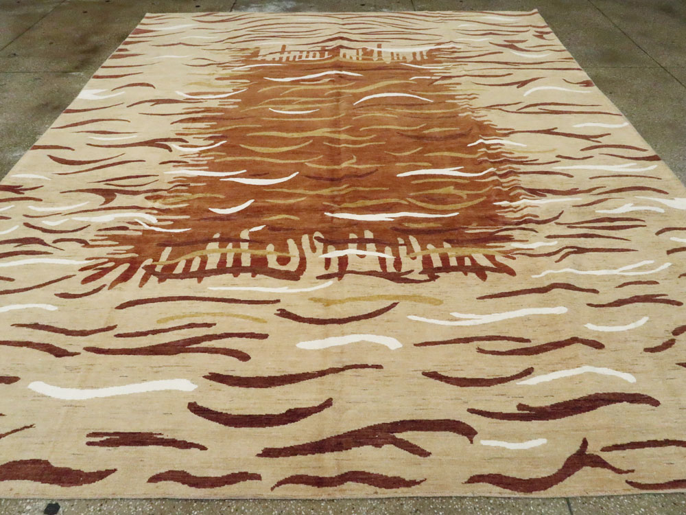 Modern Persian Tabriz Carpet, No.16856 - Gsblank