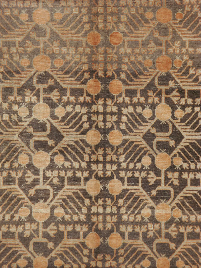 Antique East Turkestan Khotan Carpet, No.16875 - Gsblank