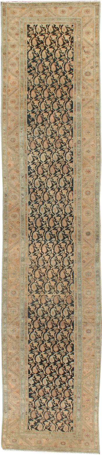 Vintage Persian Malayer Runner, No.16893 - Gsblank
