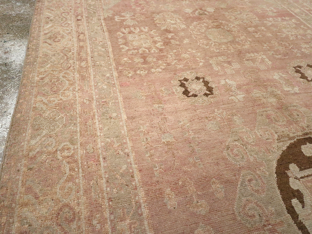 Vintage East Turkestan Khotan Carpet, No.16902 - Gsblank