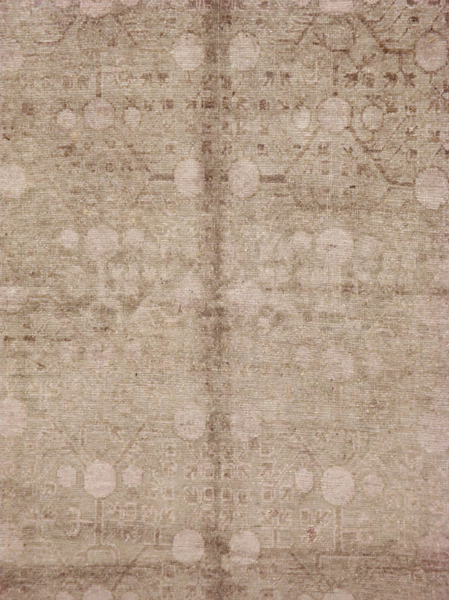 Vintage East Turkestan Khotan Carpet, No.16912 - Gsblank