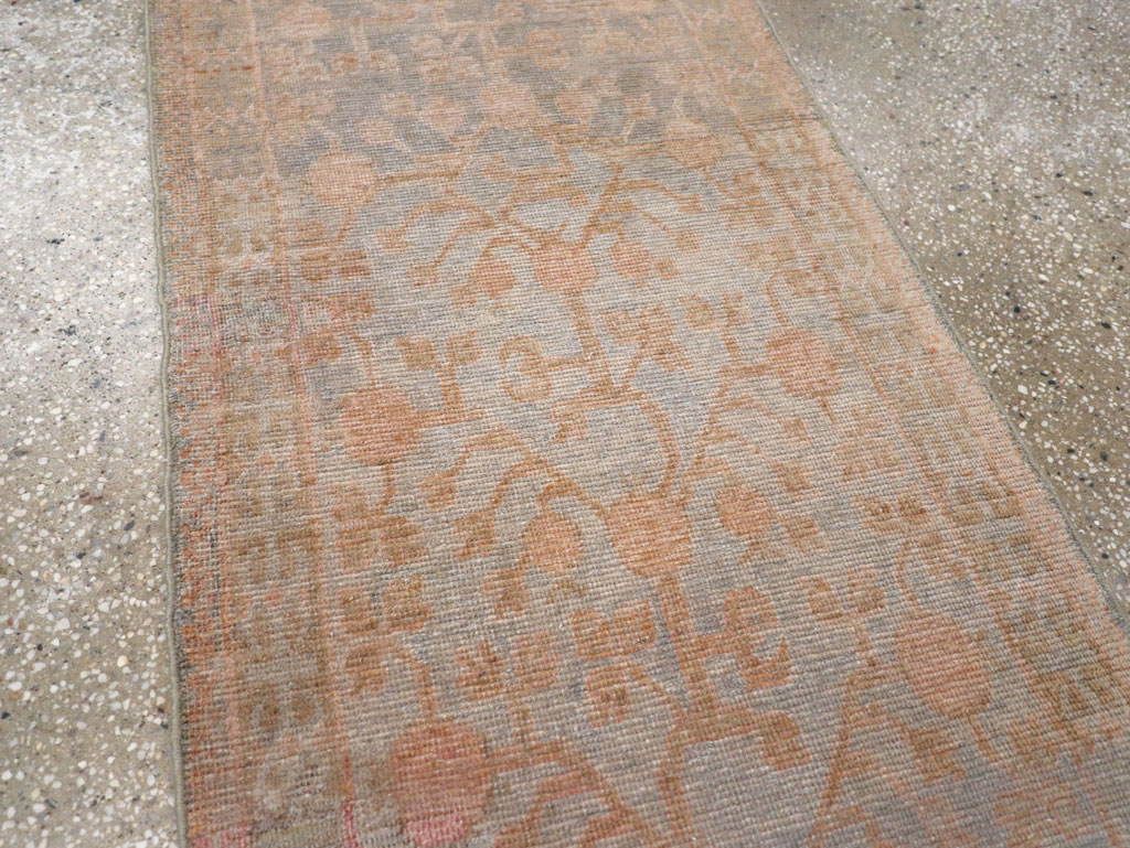 Vintage East Turkestan Khotan Runner, No.16916 - Gsblank