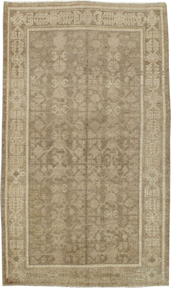 Vintage East Turkestan Khotan Rug, No.16920 - Gsblank