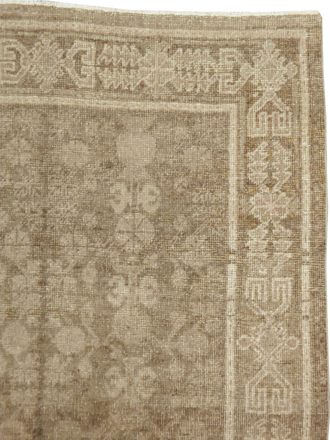 Vintage East Turkestan Khotan Rug, No.16920 - Gsblank