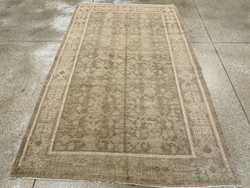 Vintage East Turkestan Khotan Rug, No.16920 - Gsblank