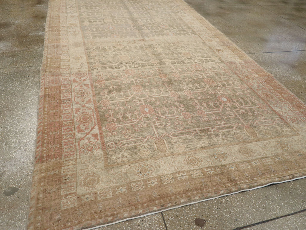 Antique East Turkestan Khotan Wide Gallery Runner, No.16928 - Gsblank