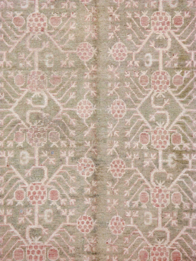 Vintage East Turkestan Khotan Carpet, No.16938 - Gsblank