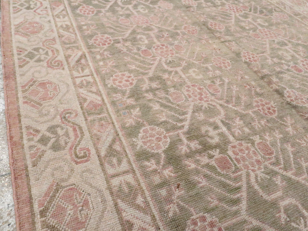 Vintage East Turkestan Khotan Carpet, No.16938 - Gsblank