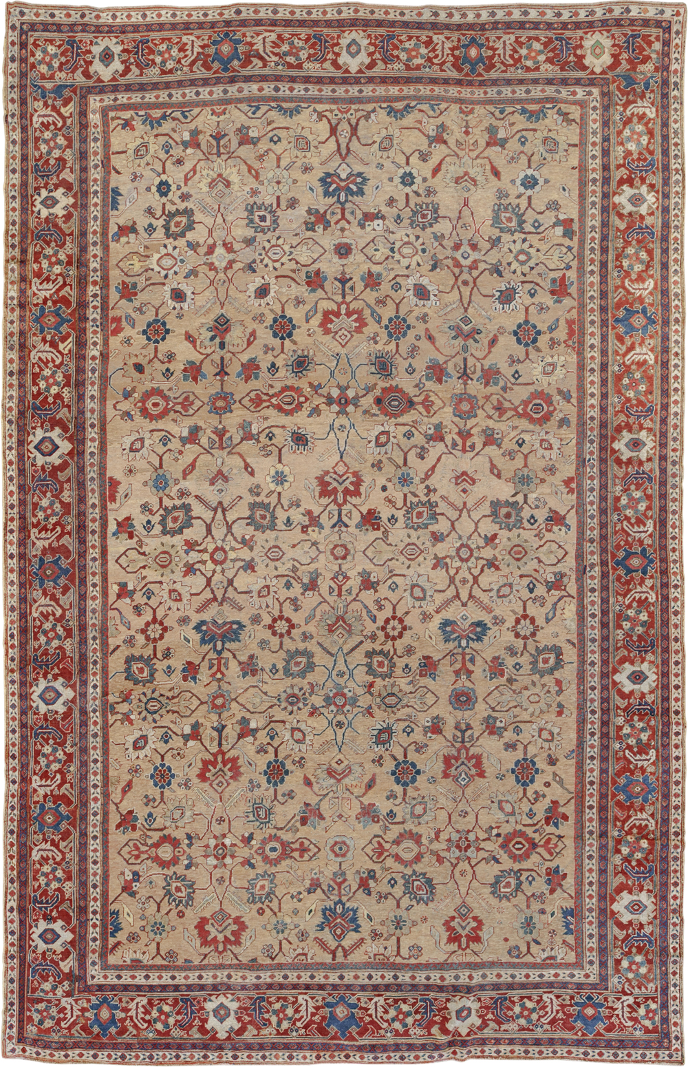 Antique Persian Mahal Carpet, No.16950 - Gsblank