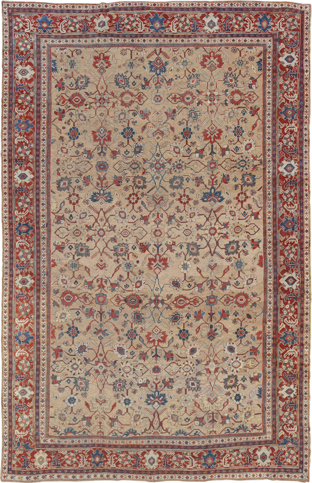 Antique Persian Mahal Carpet, No.16950 - Gsblank