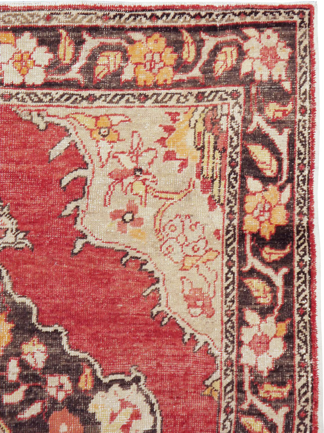 Antique Turkish Oushak Carpet, No.16975 - Gsblank