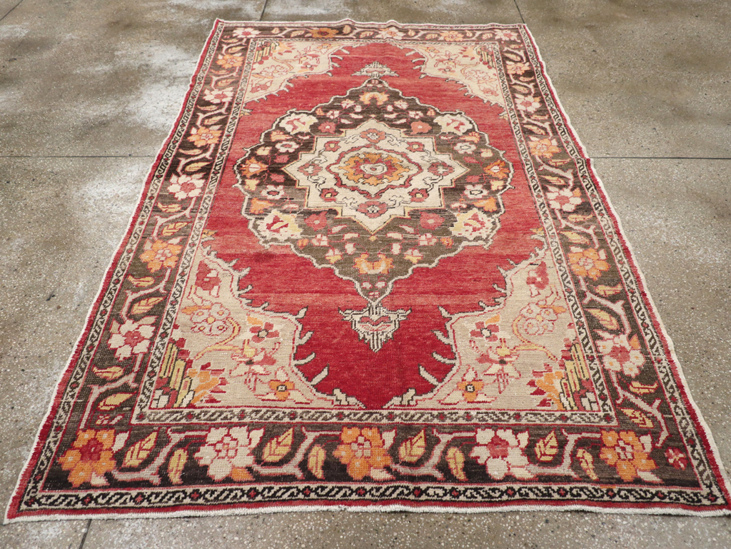Antique Turkish Oushak Carpet, No.16975 - Gsblank