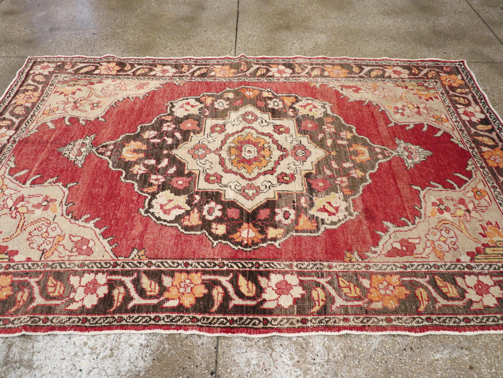 Antique Turkish Oushak Carpet, No.16975 - Gsblank