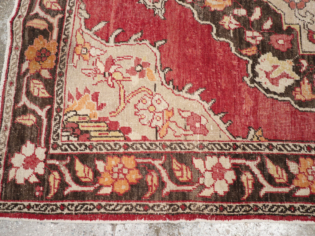 Antique Turkish Oushak Carpet, No.16975 - Gsblank