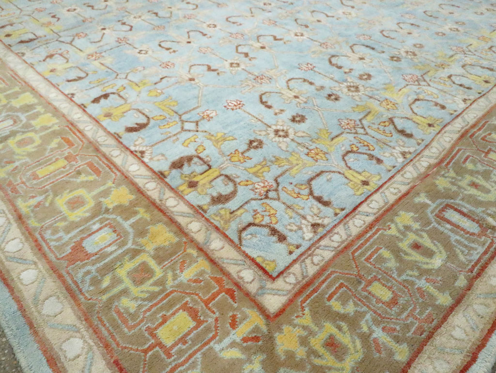 Antique Indian Cotton Agra Carpet, No.16988 - Gsblank