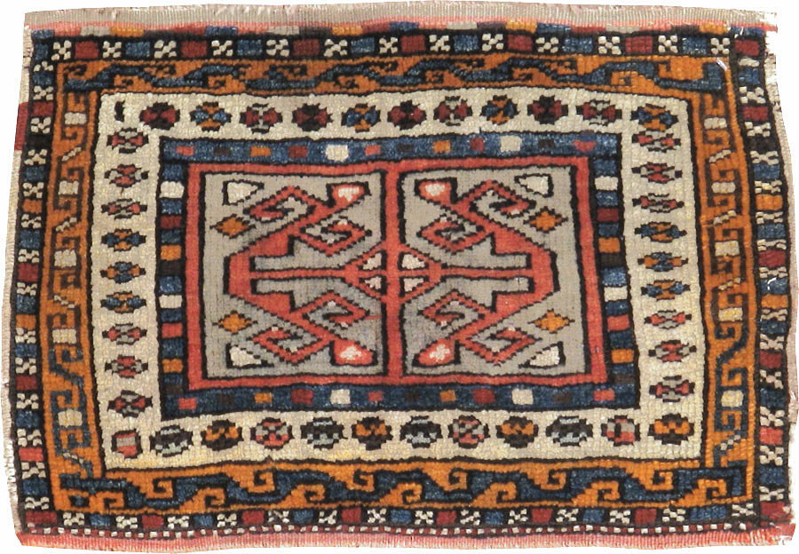 Antique Persian Kurdish Rug (Pair: 2 of 2), No.16995 - Gsblank