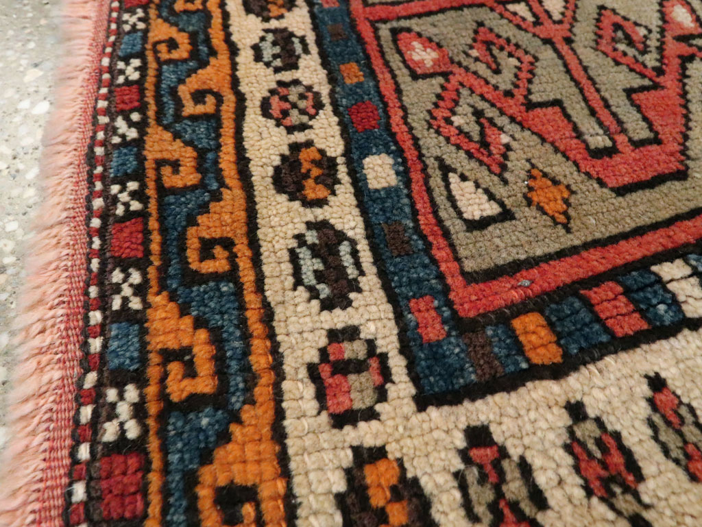 Antique Persian Kurdish Rug (Pair: 2 of 2), No.16995 - Gsblank
