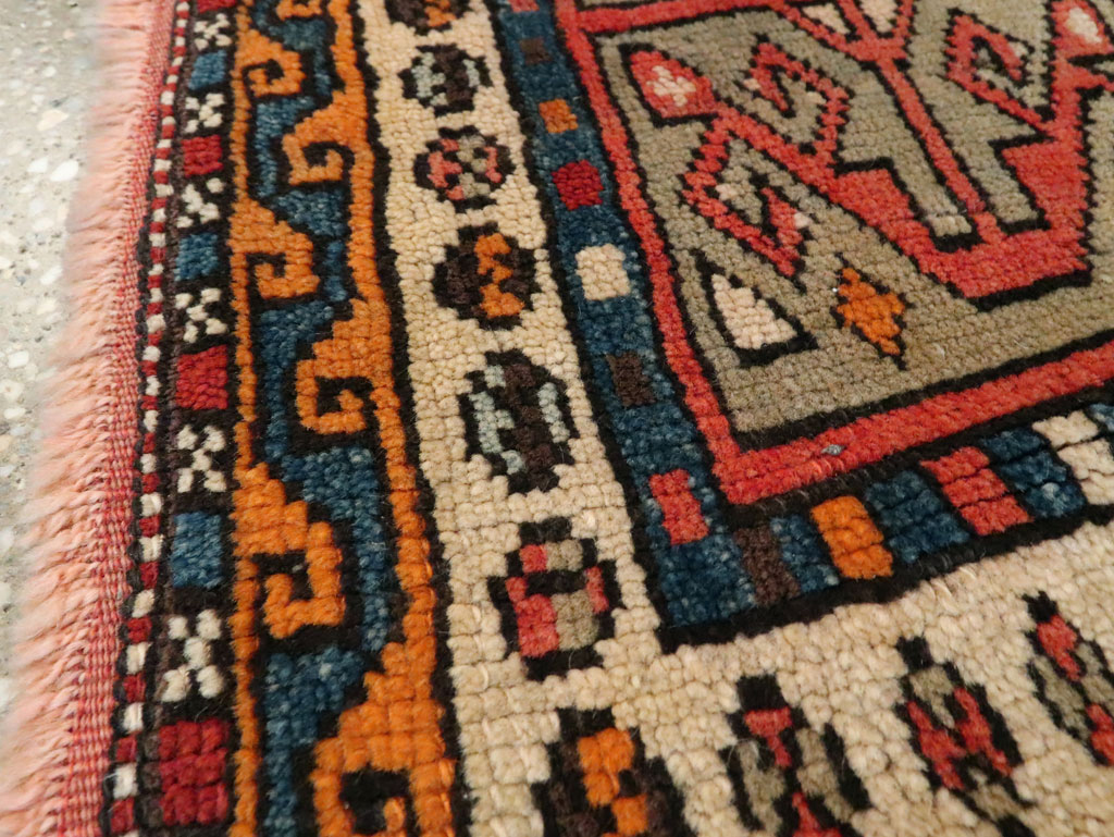 Antique Persian Kurdish Rug (Pair: 2 of 2), No.16995 - Gsblank