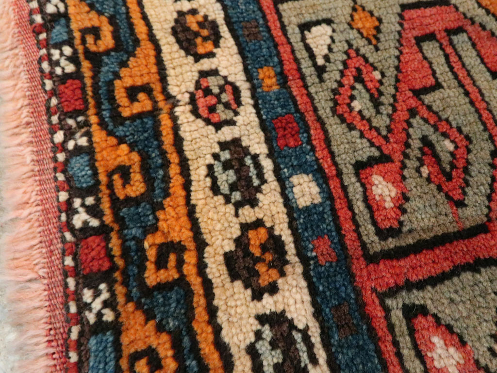Antique Persian Kurdish Rug (Pair: 2 of 2), No.16995 - Gsblank