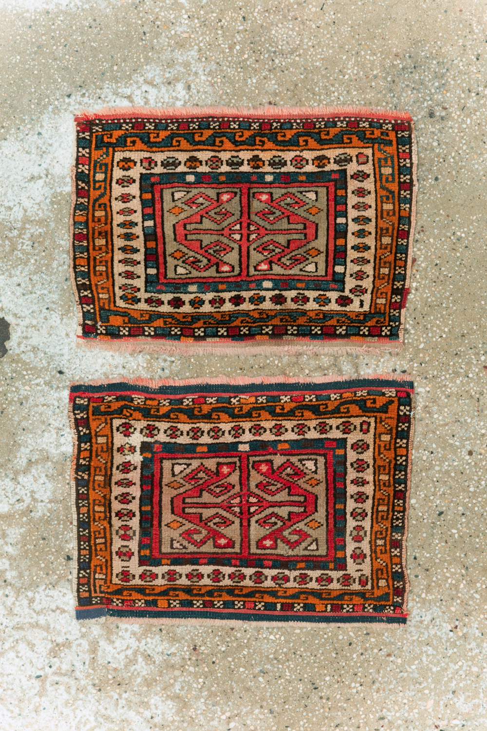 Antique Persian Kurdish Rug (Pair: 2 of 2), No.16995 - Gsblank