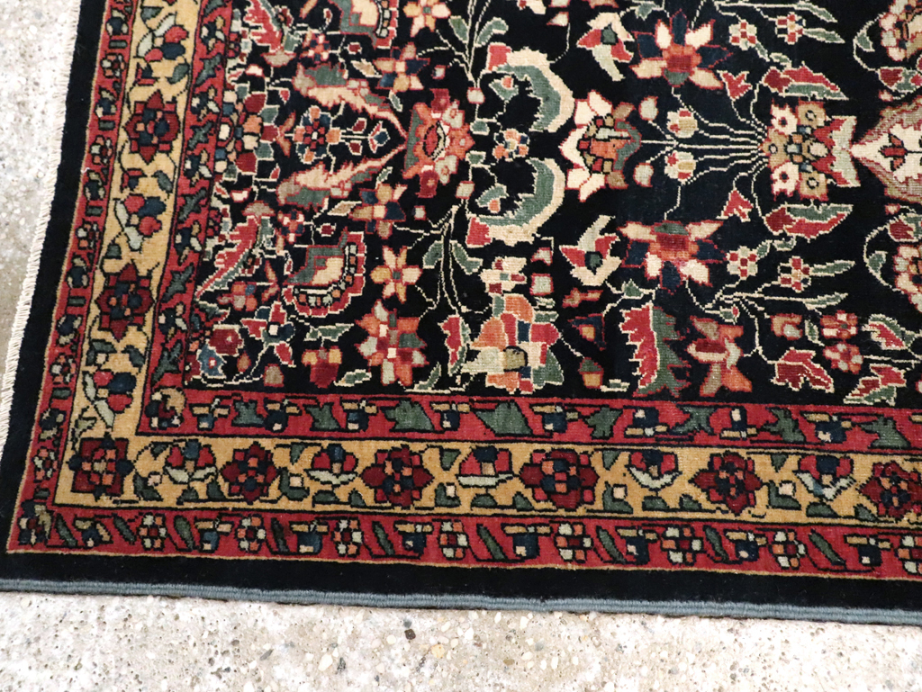 Antique Persian Sarouk Fereghan Throw Rug (Pair: 1 of 2), No.16996 - Gsblank