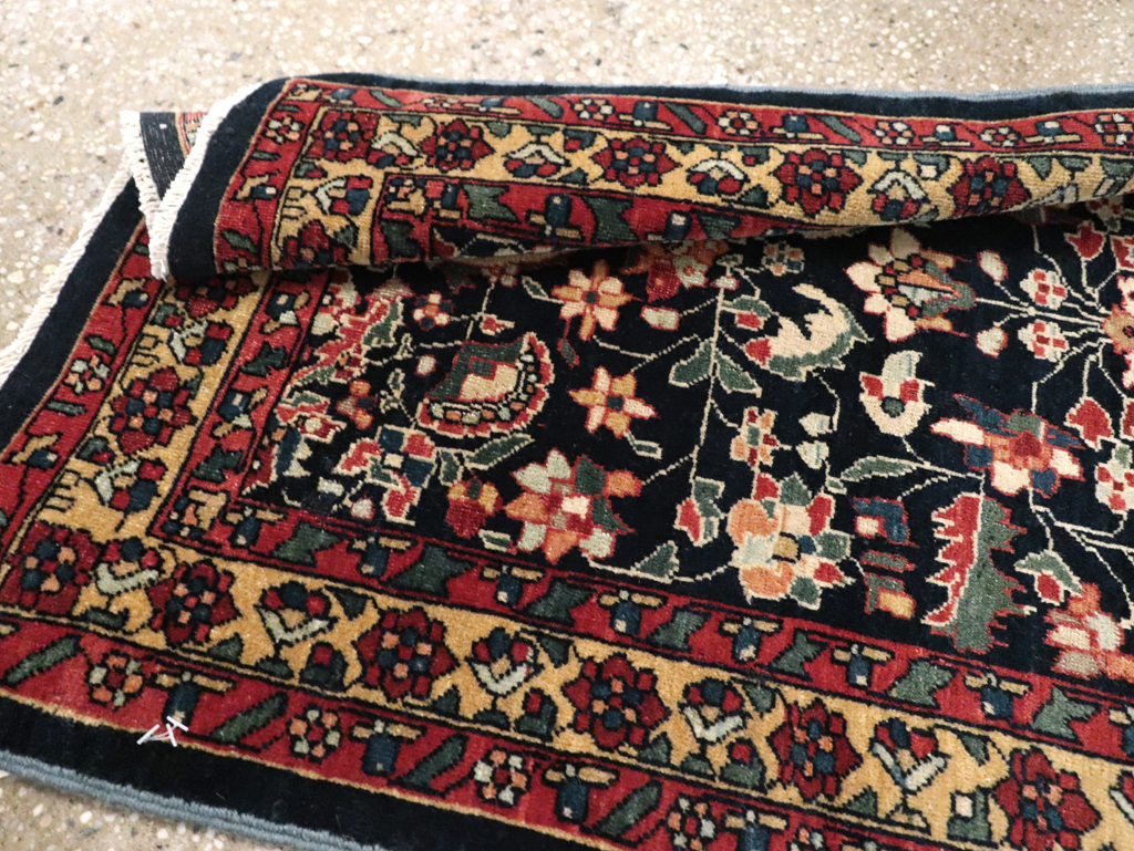 Antique Persian Sarouk Fereghan Throw Rug (Pair: 1 of 2), No.16996 - Gsblank