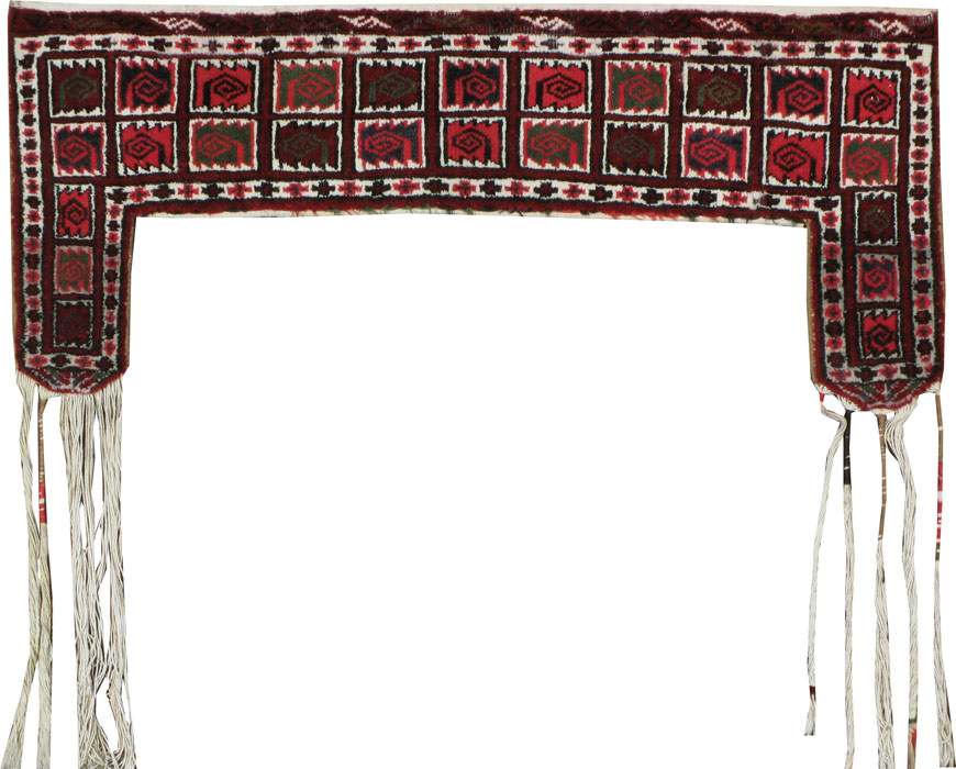 Vintage Central Asia Bokhara Door Surround, No.16998 - Gsblank