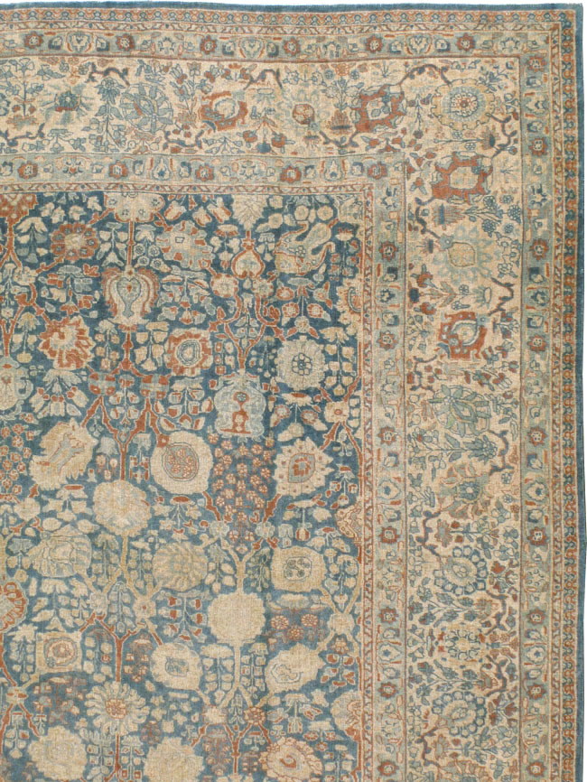 Antique Persian Tabriz Carpet, No.17016 - Gsblank