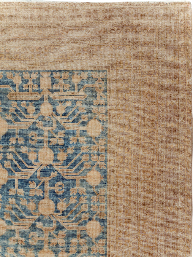 Antique East Turkestan Khotan Carpet, No.17023 - Gsblank